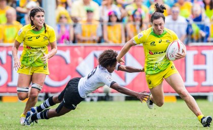 UQ graduate Emilee Cherry competing at the Rio Olympics. Credit: Karen Watson, ARU Media.